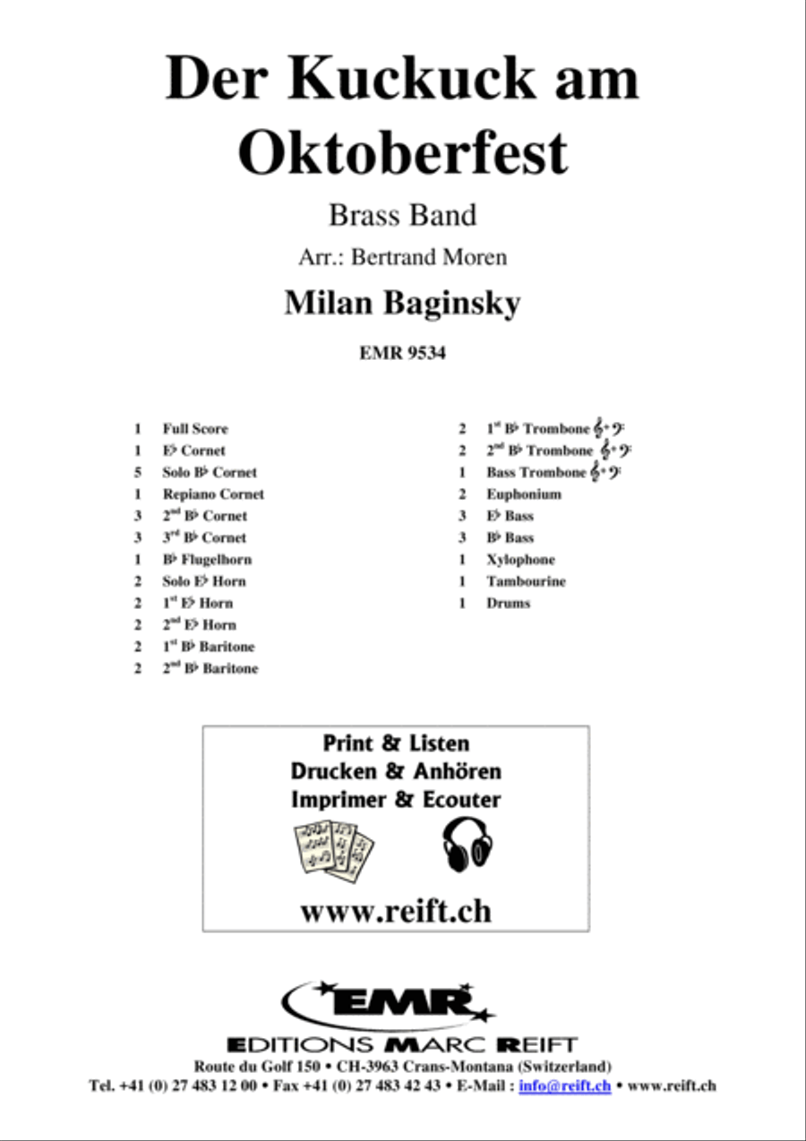 Der Kuckuck am Oktoberfest Brass Band scores gallery preview page 2
