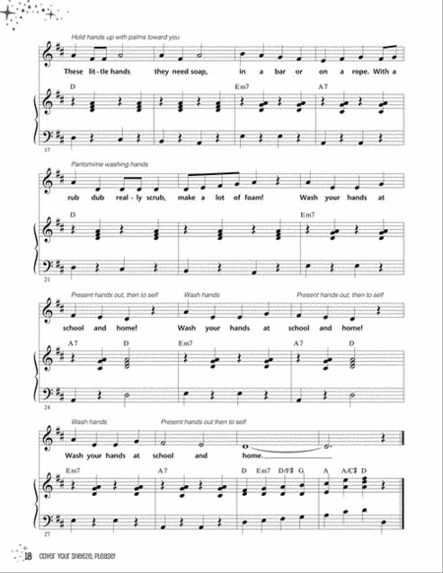 Cover Your Sneeze, Please! Choir scores gallery preview page 7