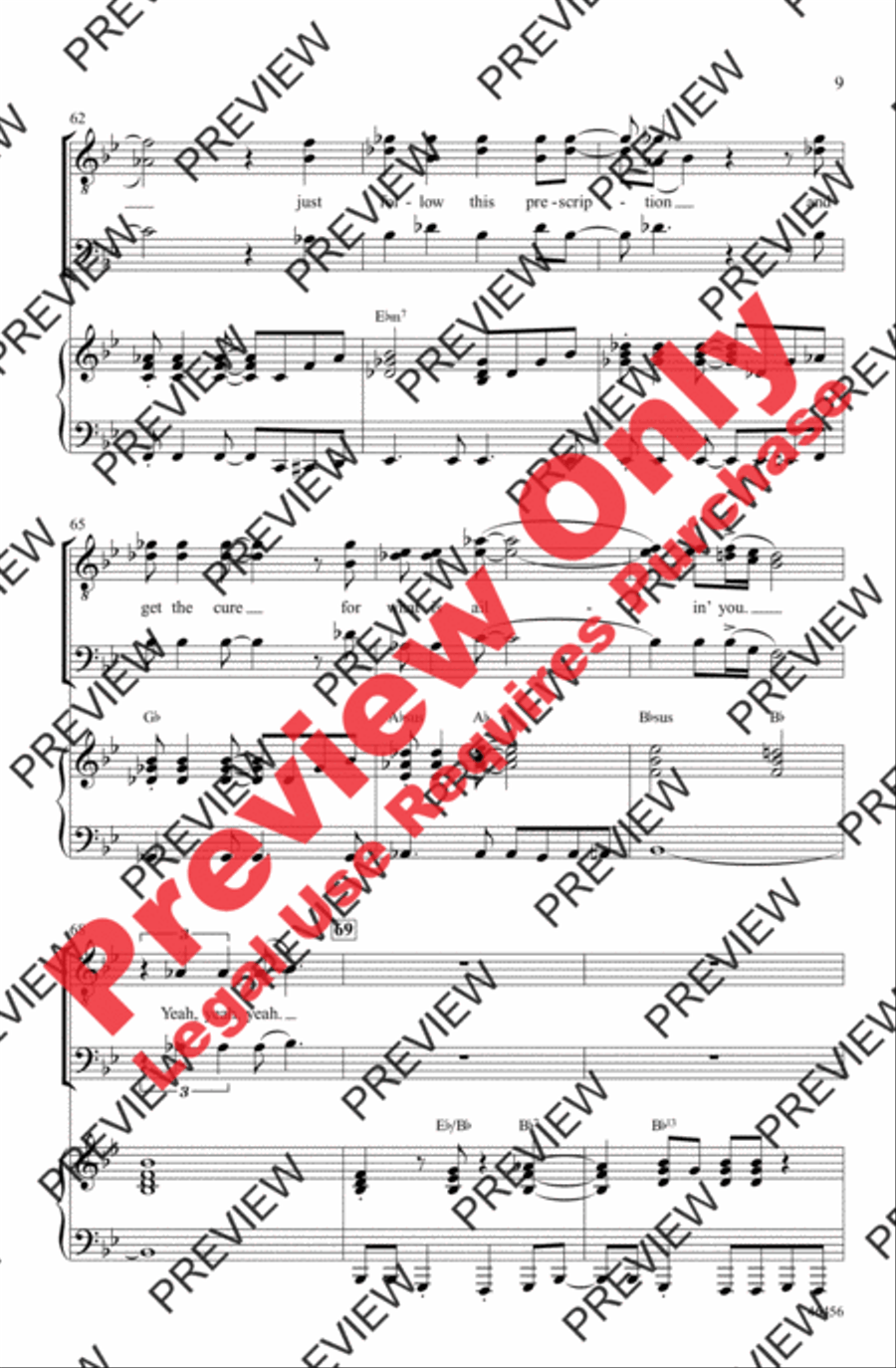 The Doctor Men's Choir scores gallery preview page 9