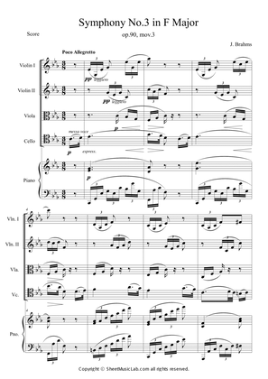 Symphony No.3 in F Major Op.90 3rd mov