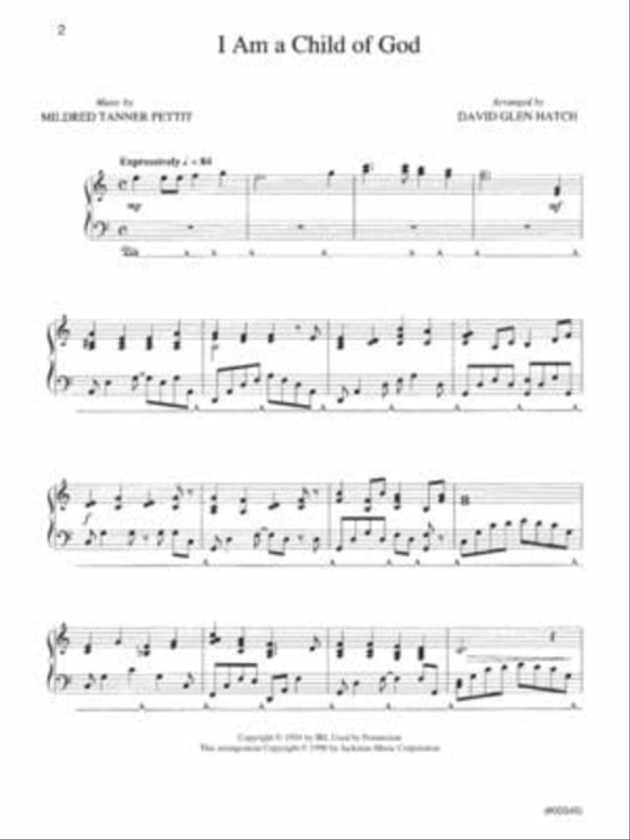 Favorite LDS Piano Solos - Bk 1 Piano Solo scores gallery preview page 2
