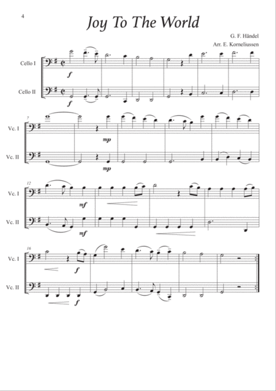 Two on sale cellos christmas