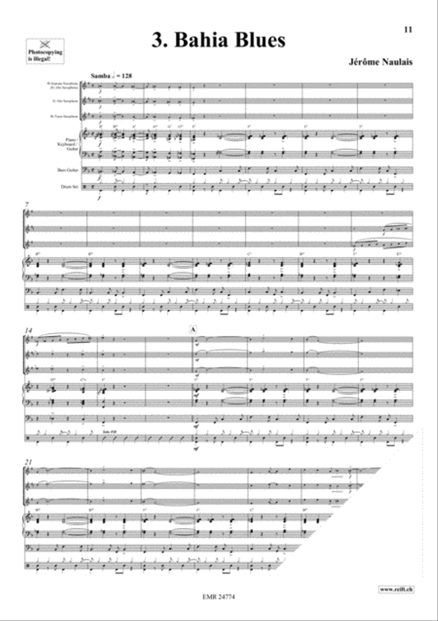 Play With Your Band Volume 1 Saxophone Ensemble scores gallery preview page 6