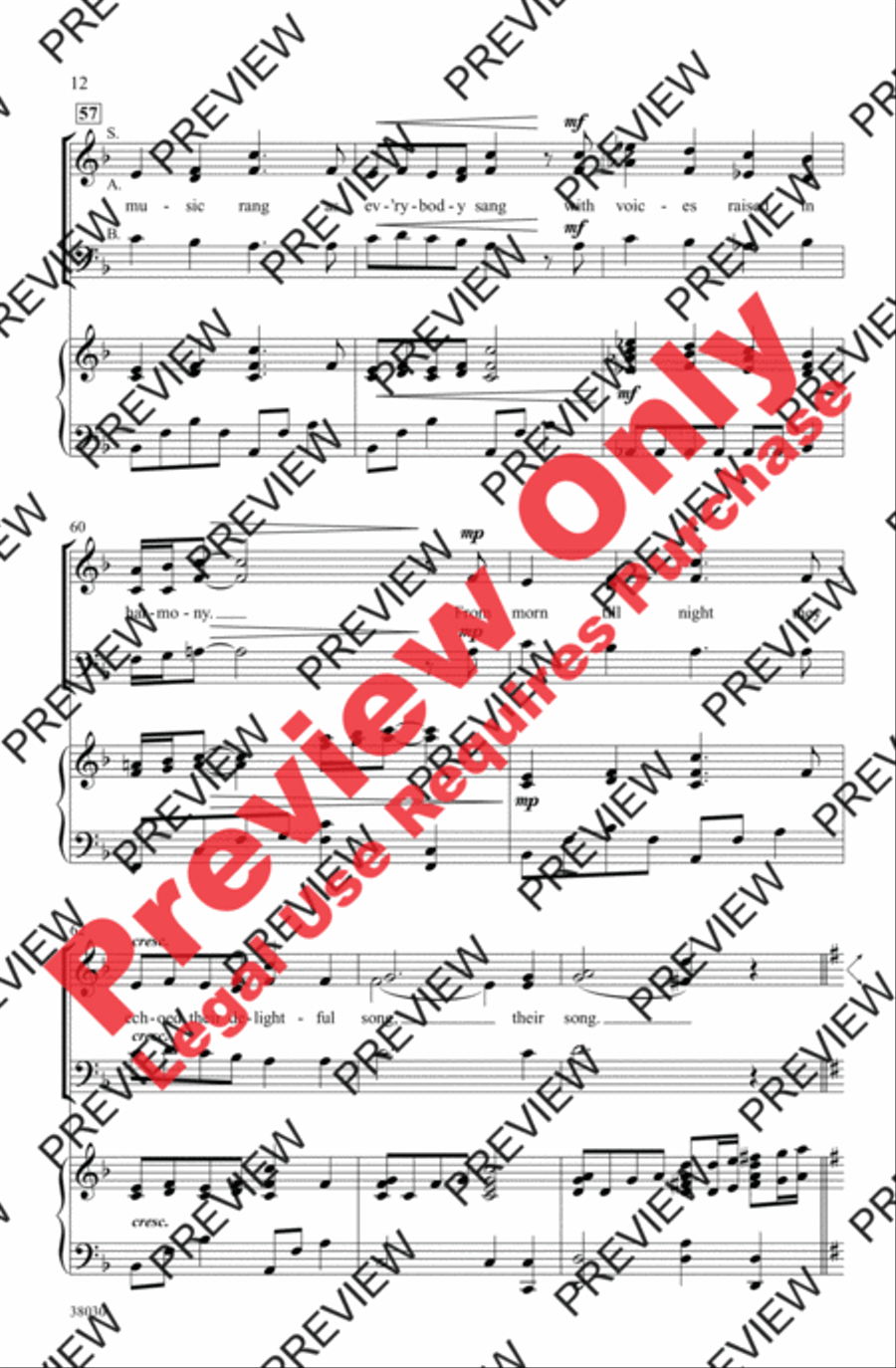 Everyone Sang Everyone Sang 3-Part scores gallery preview page 12