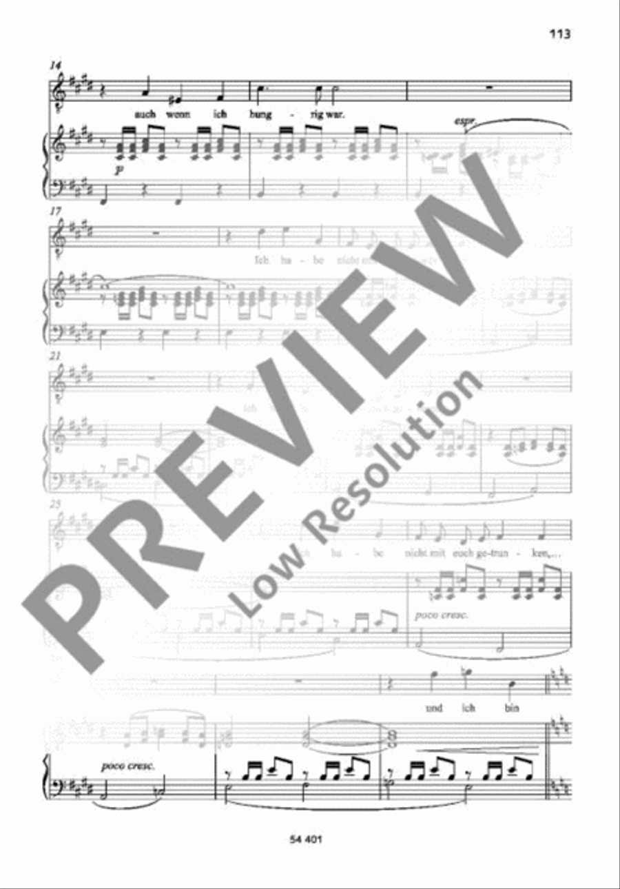 Juan's Lied Juan's Lied Tenor Voice scores gallery preview page 3
