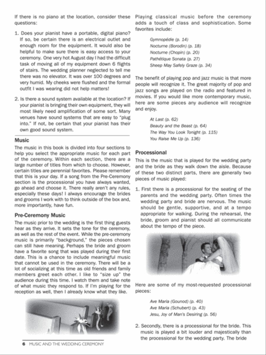 World's Greatest Wedding Music Easy Piano scores gallery preview page 4