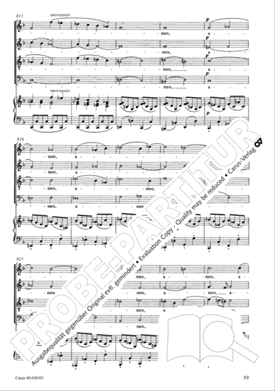 Petite Messe solennelle 4-Part scores gallery preview page 62