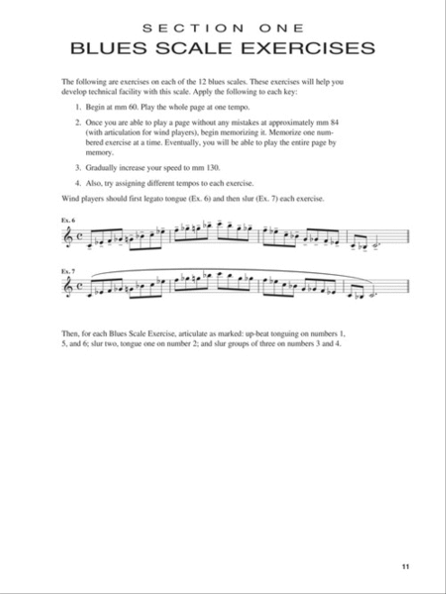 Blues Improvisation Complete C Instrument scores gallery preview page 4