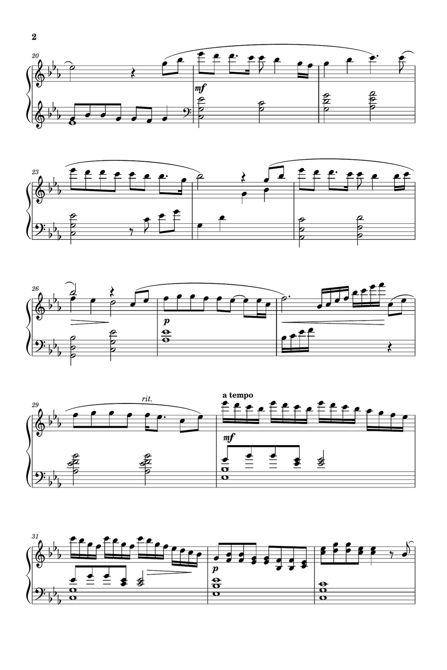 Colors Of The Wind Celtic Harp scores gallery preview page 2