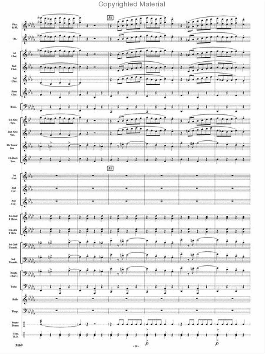 Rolling Thunder Concert Band scores gallery preview page 9