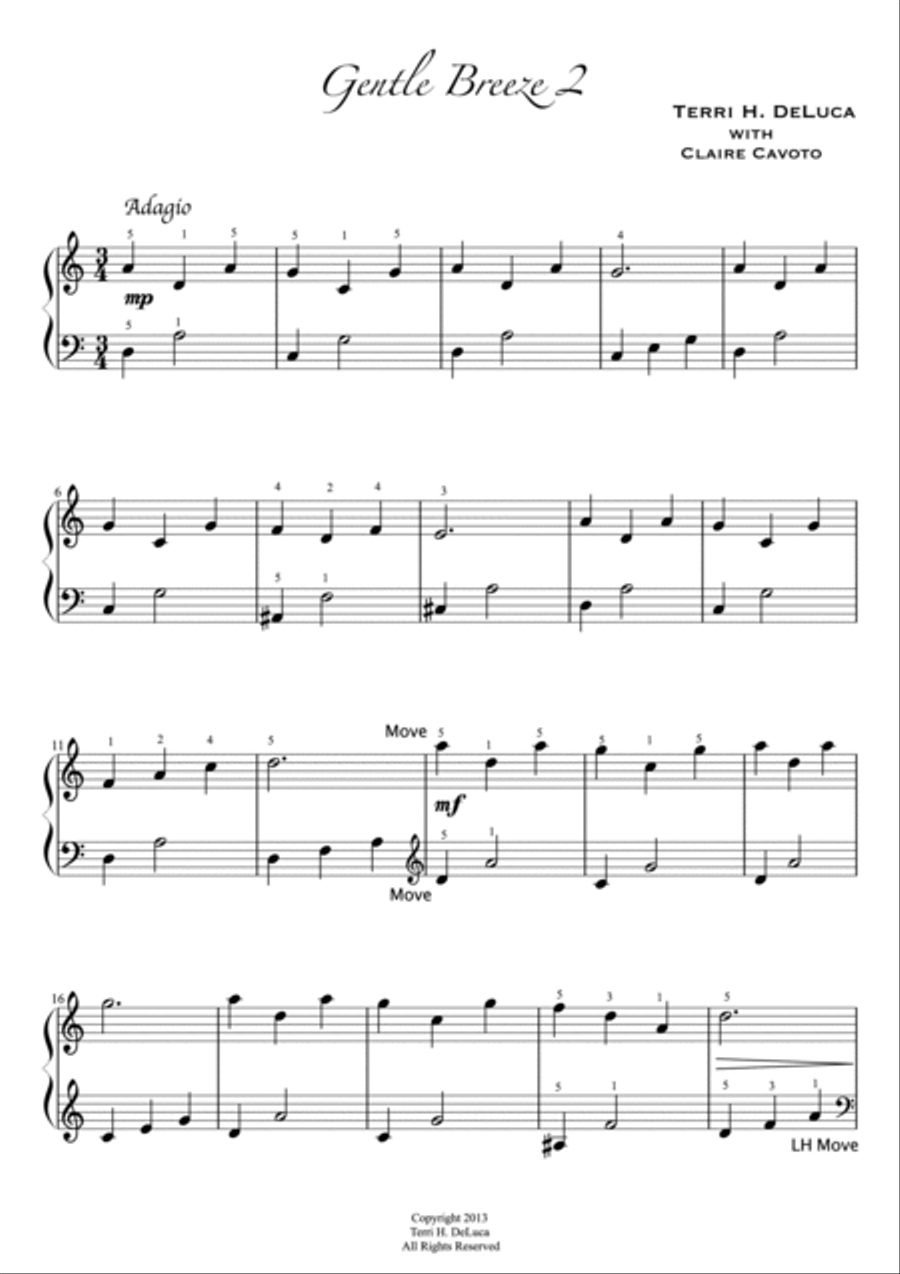 Gentle Breeze Levels 1,2,3,4 Piano Method scores gallery preview page 5