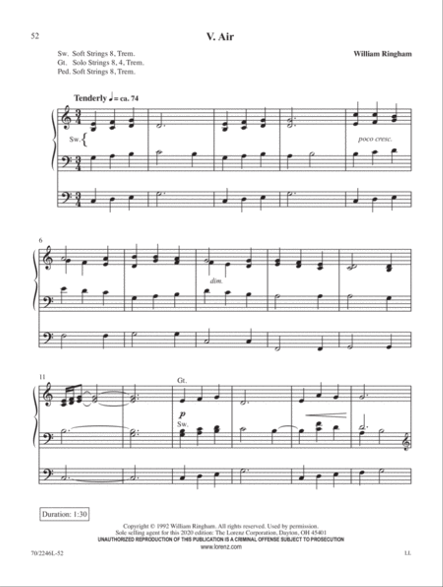 Pomp and Pageantry Organ Solo scores gallery preview page 11