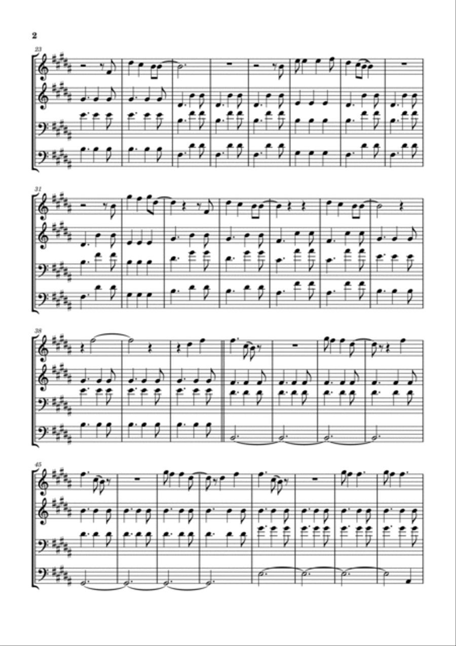 Graves Into Gardens Brass Ensemble scores gallery preview page 3