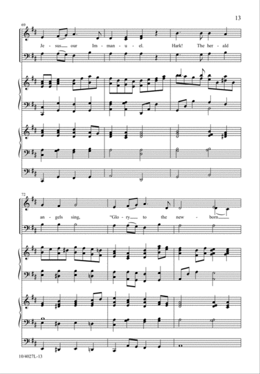 Joyful, All Ye Nations, Rise! 3-Part scores gallery preview page 14