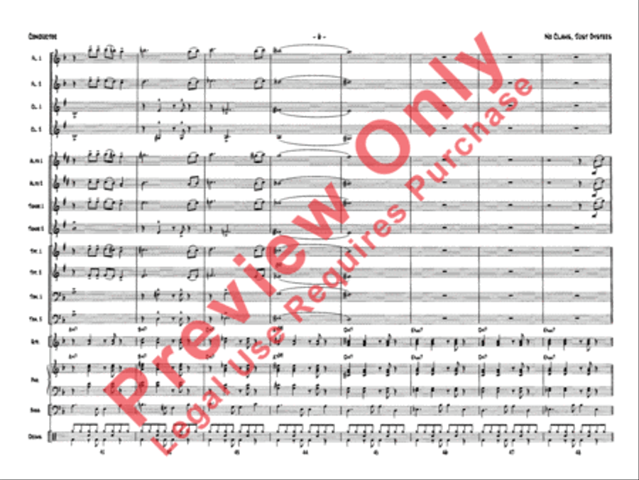 No Clams, Just Oysters Jazz Ensemble scores gallery preview page 9