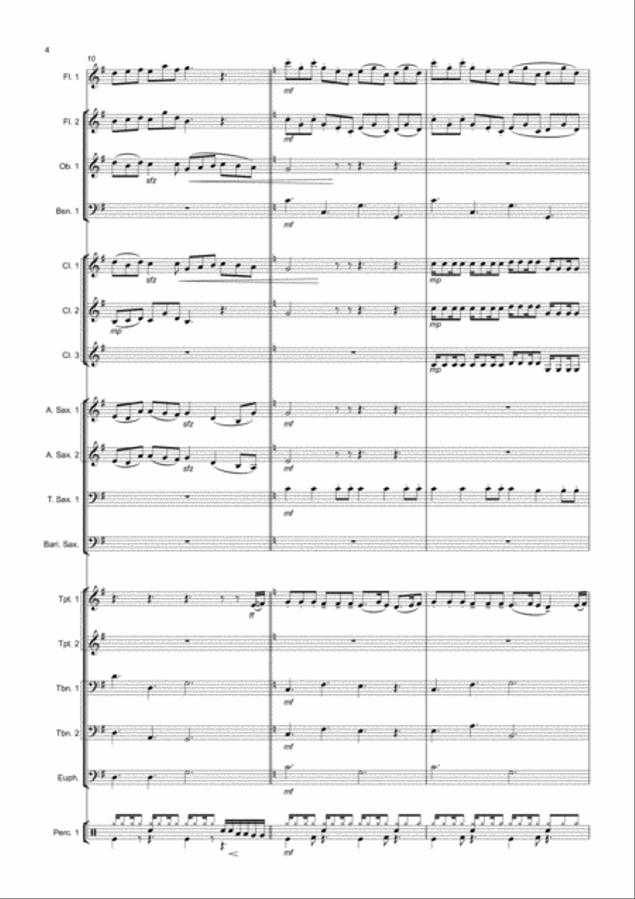 Key Role Concert Band scores gallery preview page 4