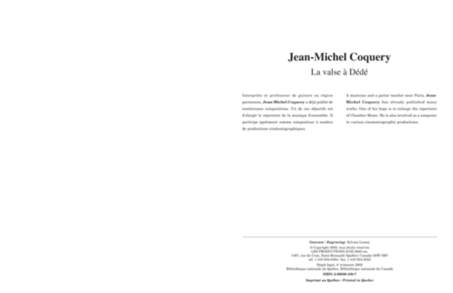 La valse à Dédé Guitar Ensemble scores gallery preview page 1