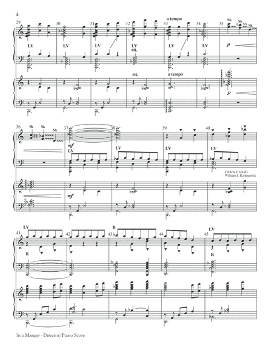 In a Manger Handbell Choir scores gallery preview page 4