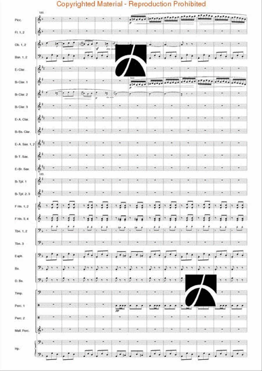 Carmen Suite Carmen Suite Concert Band scores gallery preview page 20