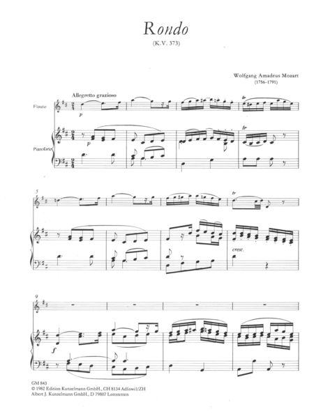 Rondo for flute and piano