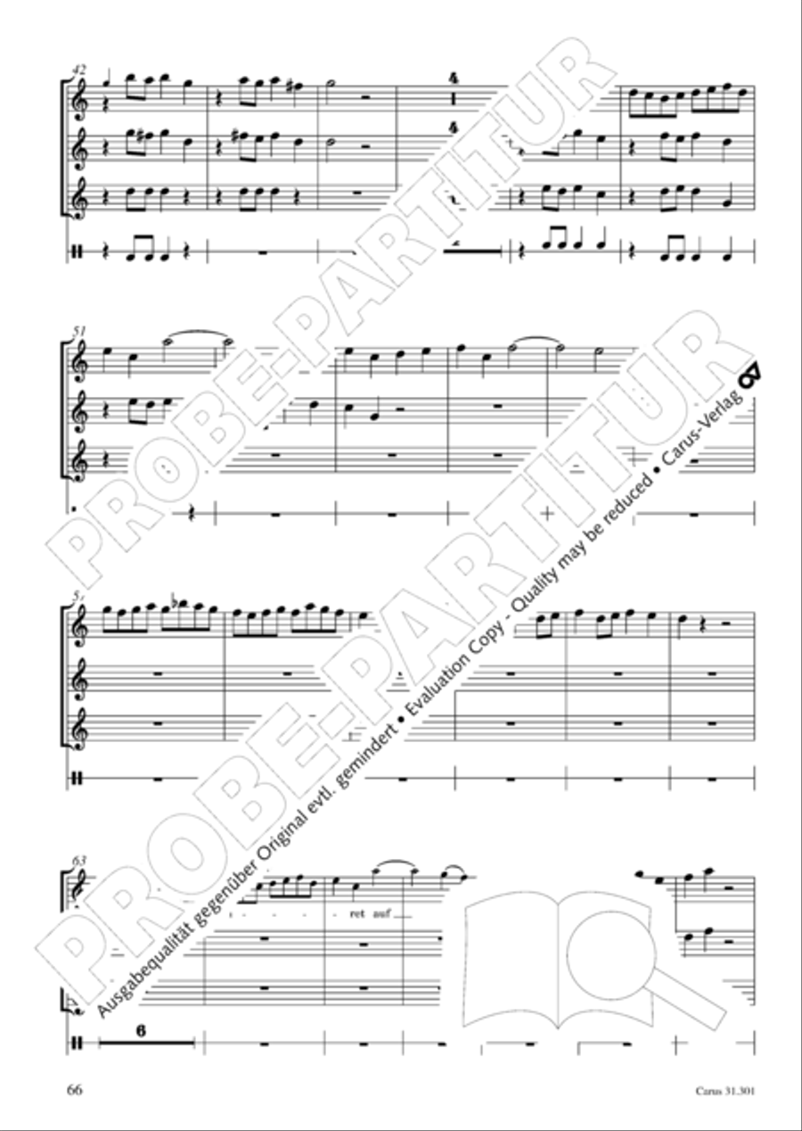Bach for Brass 1: Cantatas I Voice scores gallery preview page 75