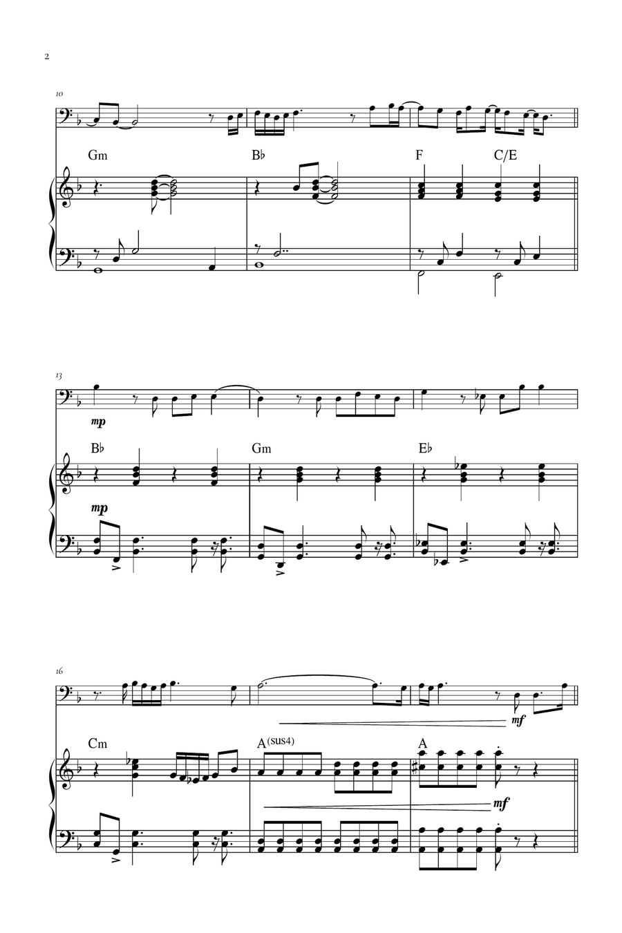 Beyond (End Credit Version) Piano scores gallery preview page 2