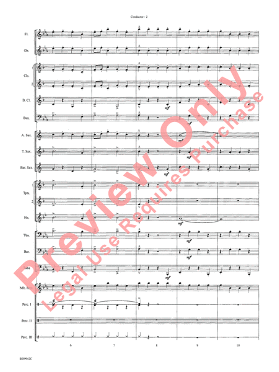 Sleigh Ride Sleigh Ride Concert Band scores gallery preview page 5