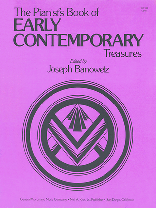Book cover for The Pianist's Book of Early Contemporary Treasures