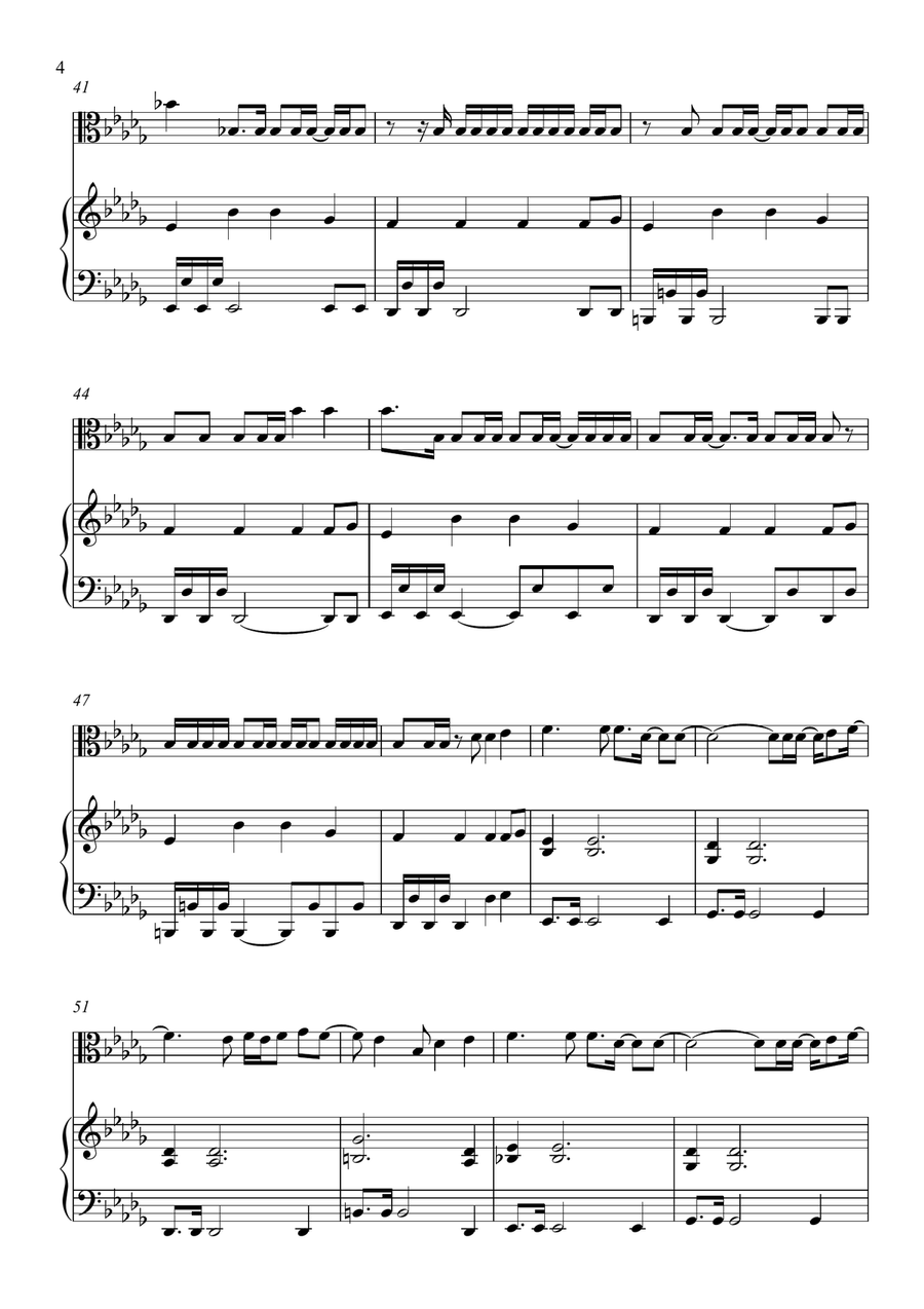 In The End Violin Solo scores gallery preview page 4