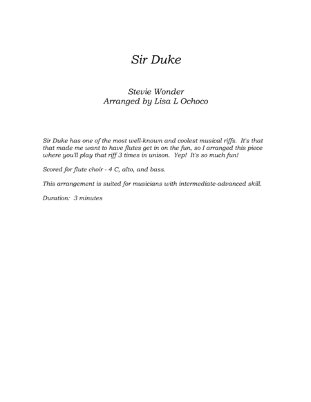 Sir Duke image number null