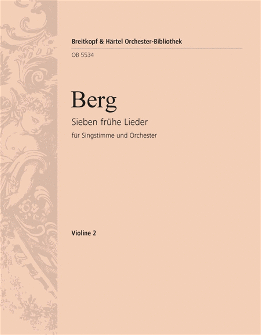 7 Early Songs Orchestra scores gallery preview page 1