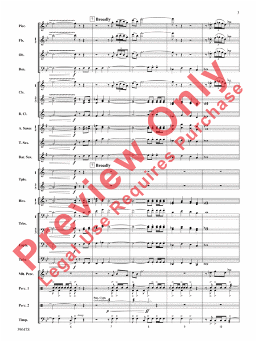 Oak Island Odyssey Oak Island Odyssey Concert Band scores gallery preview page 4