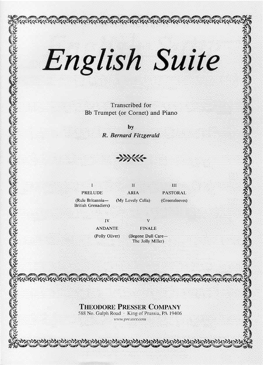 English Suite Chamber Music scores gallery preview page 1
