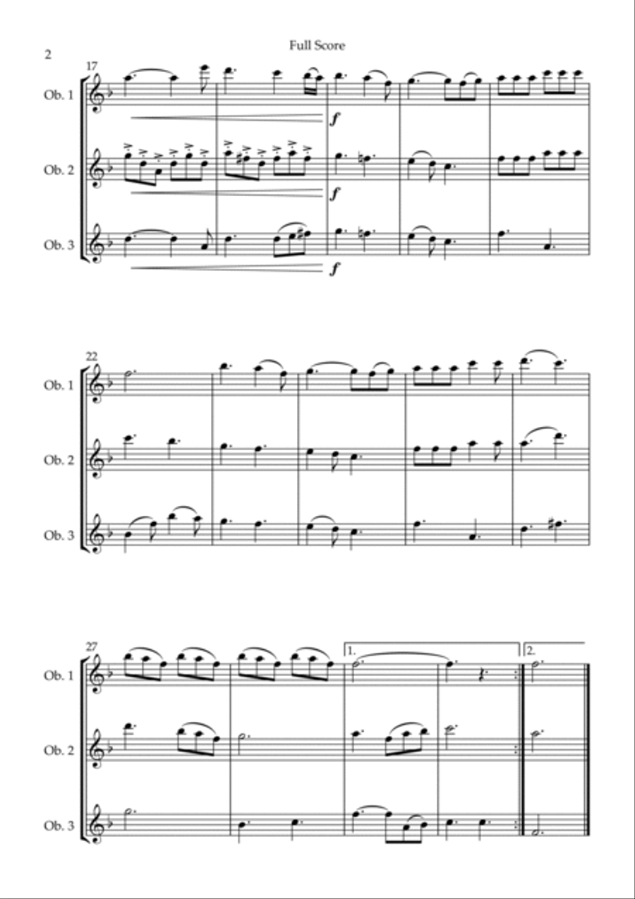 He Is Exalted He Is Exalted Woodwind Trio scores gallery preview page 2