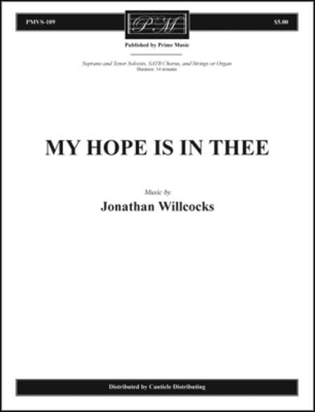 My Hope is in Thee (Choral Score) image number null