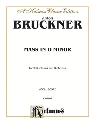 Book cover for Mass in D Minor