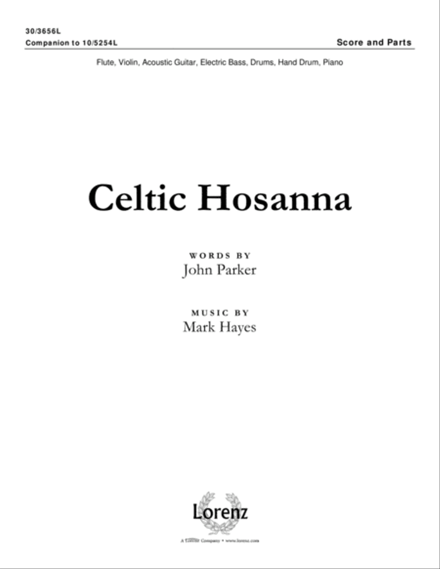 Celtic Hosanna - Instrumental Ensemble Score and Parts Choir scores gallery preview page 2