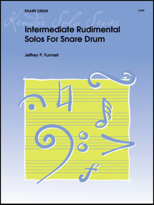 Book cover for Intermediate Rudimental Solos For Snare Drum
