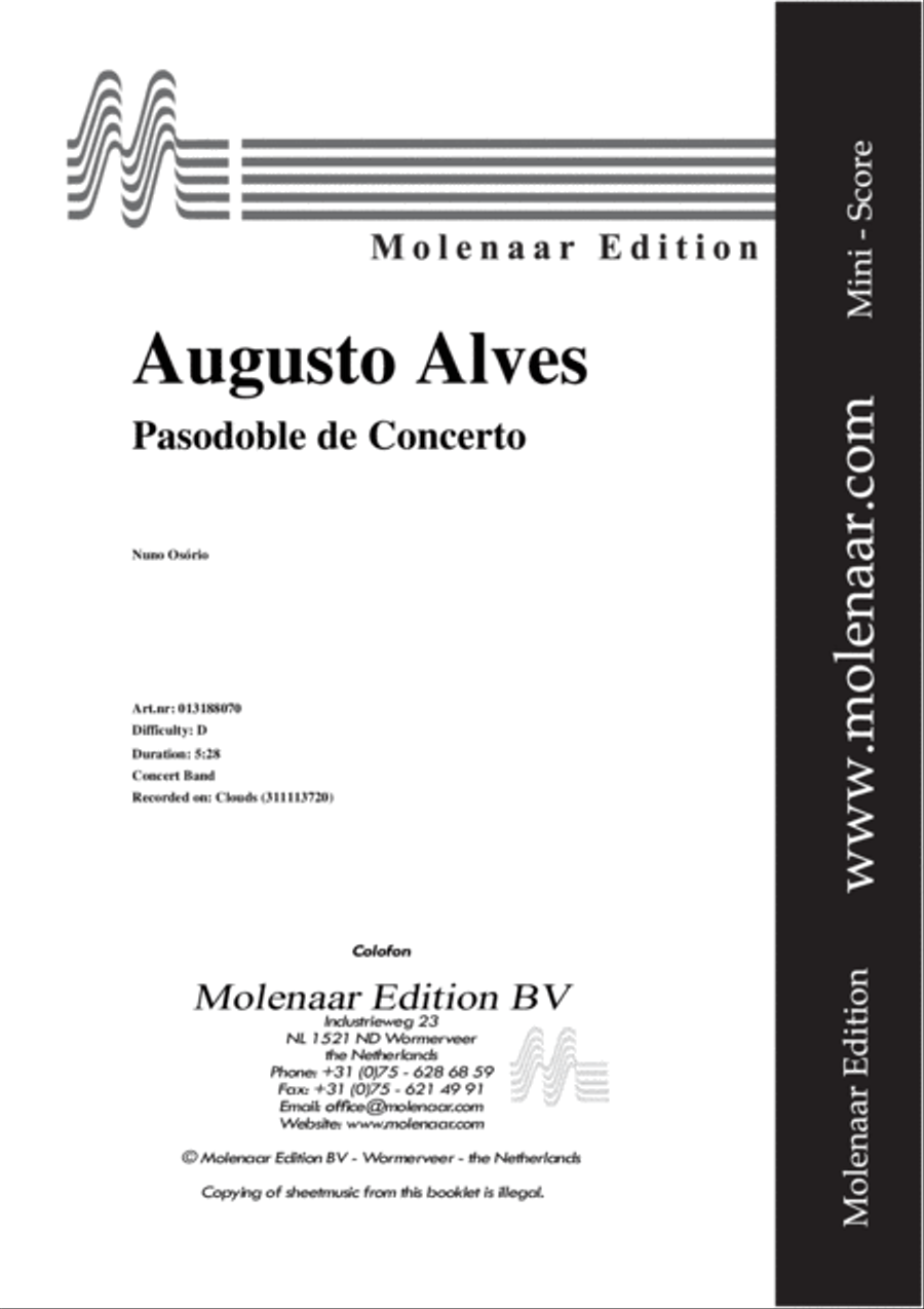 Augusto Alves Augusto Alves Concert Band scores gallery preview page 2