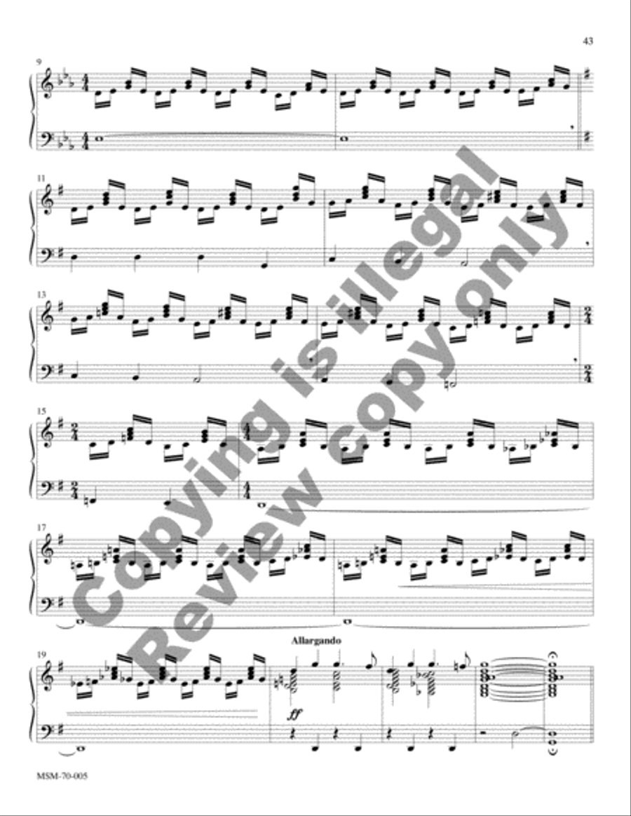 Savior of the Nations, Come (Full Score) Choir scores gallery preview page 23