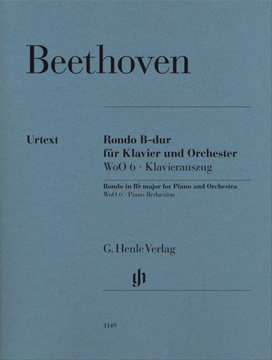 Rondo in B-flat Major WoO 6 Piano Duet scores gallery preview page 1