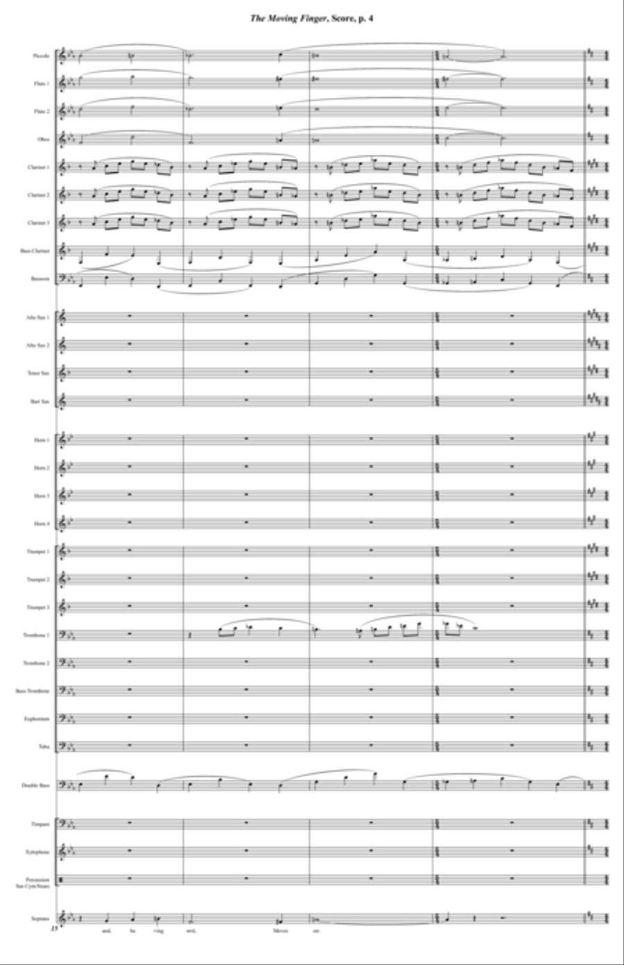 The Moving Finger (Wind Ensemble)