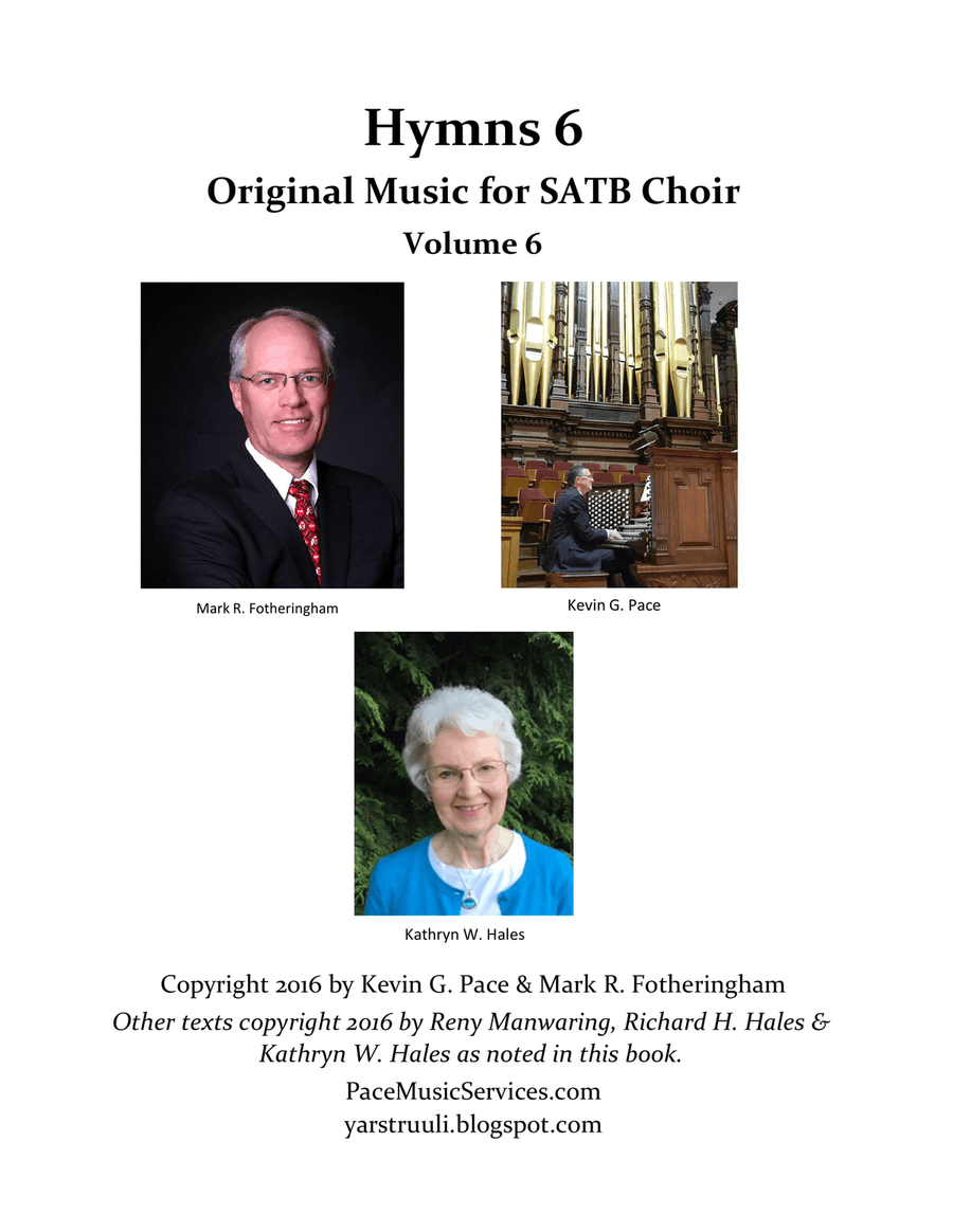 HYMNS 6: Original Sacred SATB Music Volume 6 4-Part scores gallery preview page 2