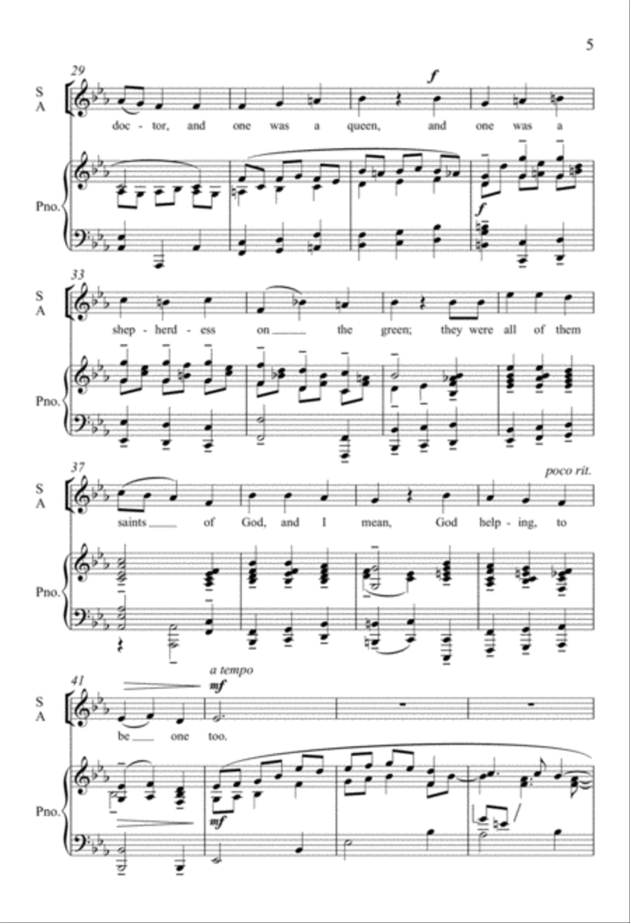 I Sing a Song of the Saints of God (Downloadable)