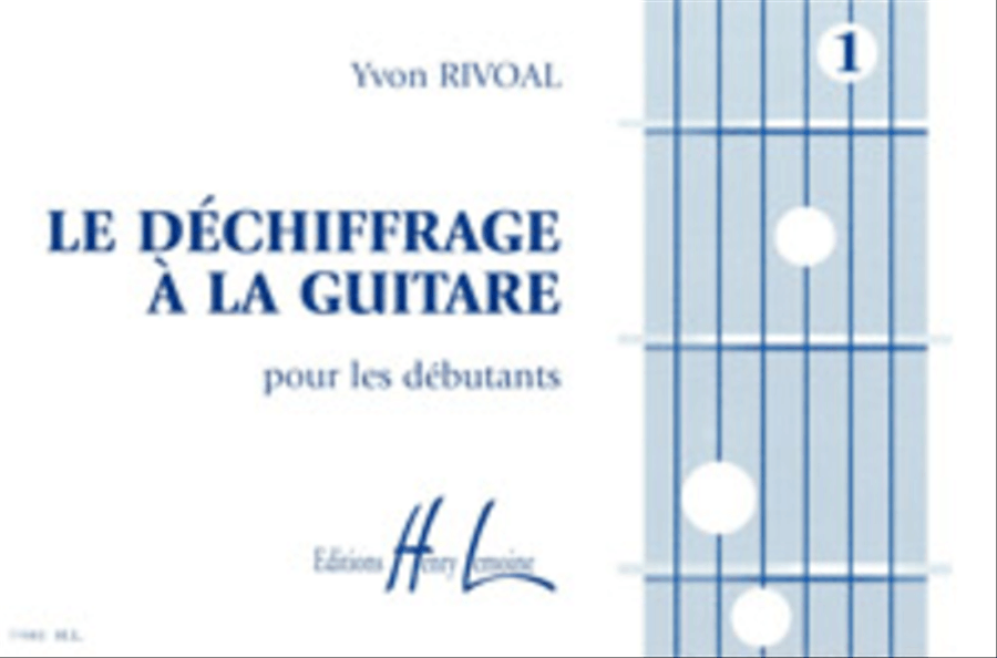 Dechiffrage a la guitare - Volume 1 Guitar scores gallery preview page 1