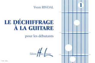 Book cover for Dechiffrage a la guitare - Volume 1