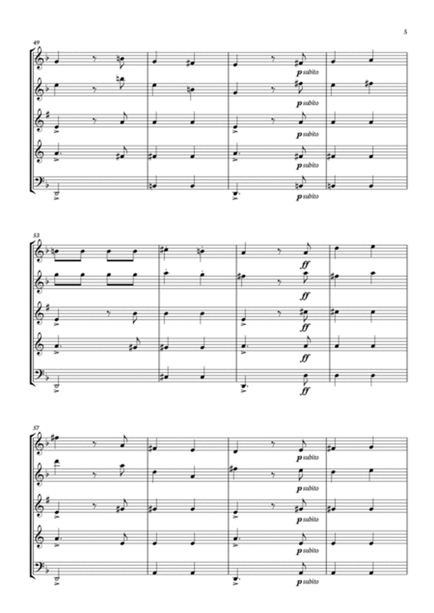Habanera - Carmen - Georges Bizet, for Woodwind Quintet in a easy version. Score and Parts included. image number null