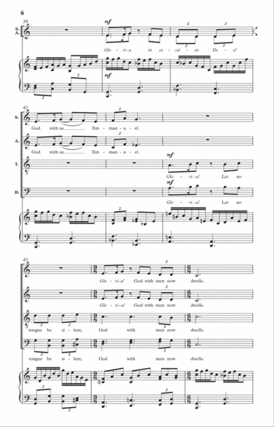 Gloria 4-Part scores gallery preview page 6