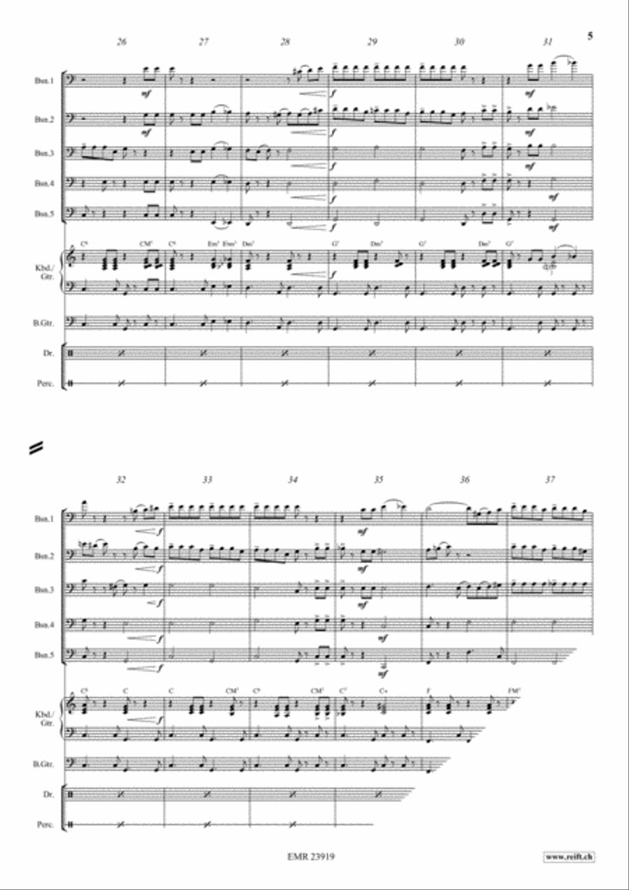 Cha Cha - Cuba Libre Bassoon scores gallery preview page 5
