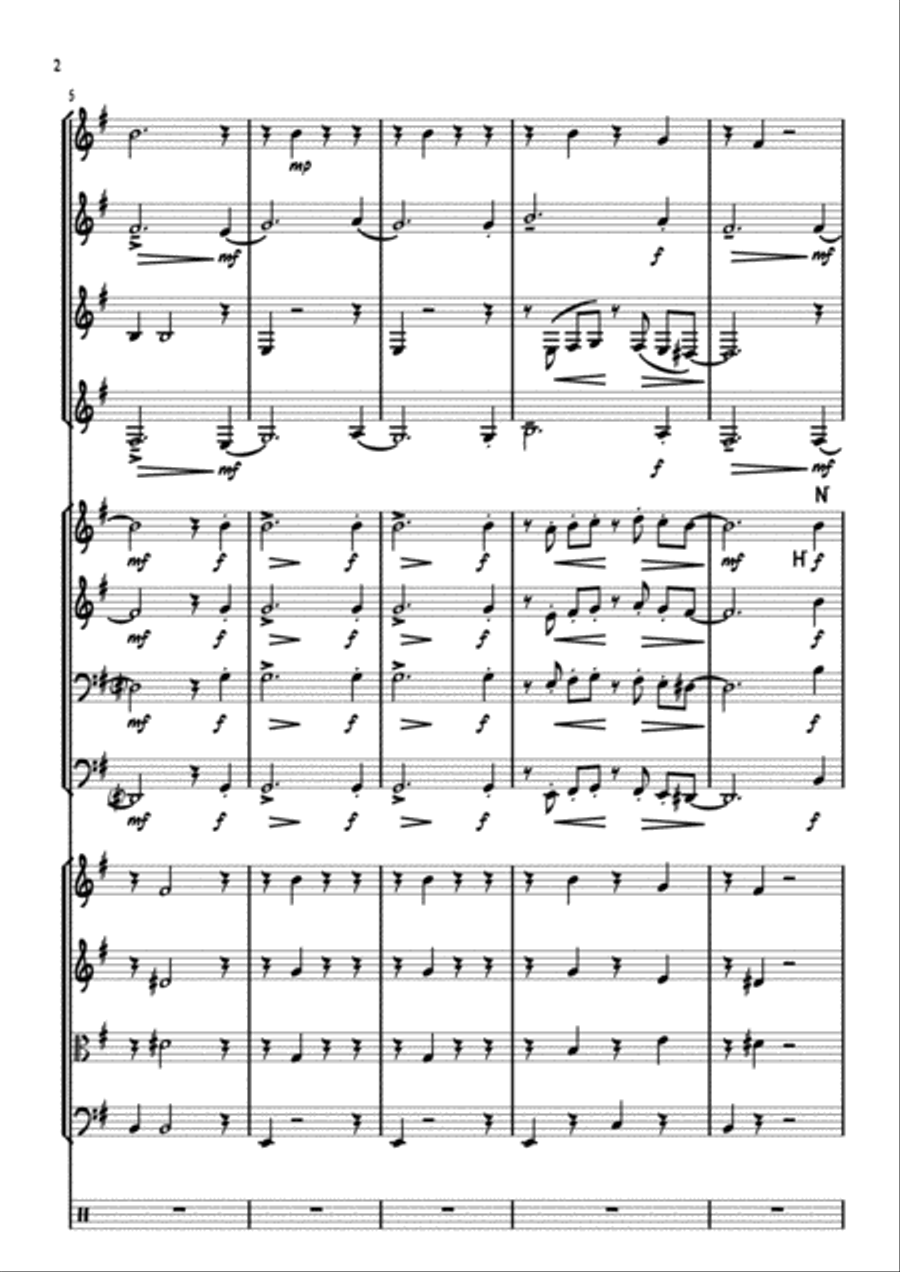 God Rest Ye Merry Gentlemen Concert Band scores gallery preview page 2